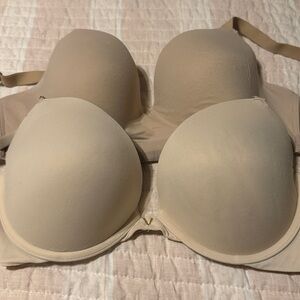 Victoria's Secret nude push up bra & Soma Endless bra. 36D
